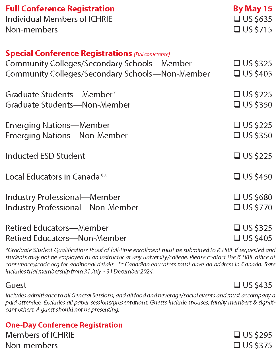 2024 ICHRIE Global Conference